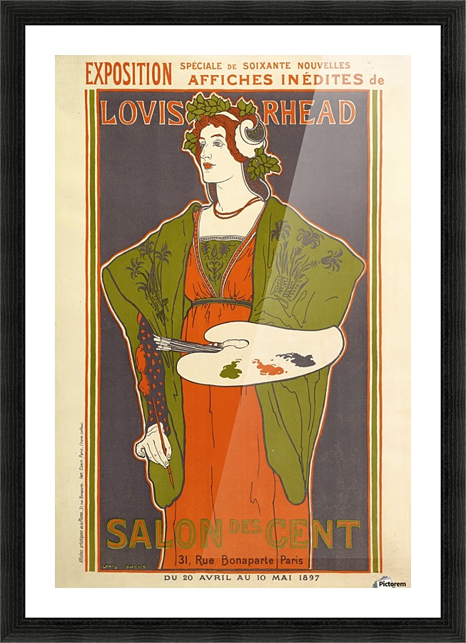 May 1897 exposition poster by Louis Rhead Picture Frame print