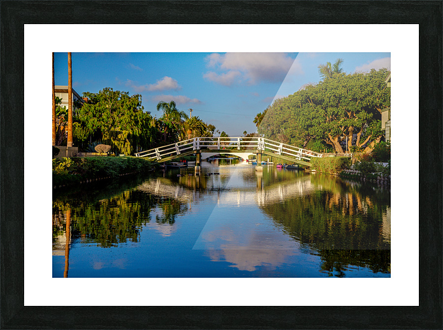 Venice Canal Picture Frame print