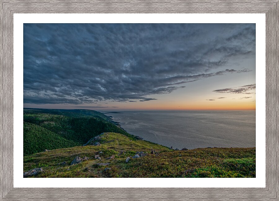 Blueberry Mountain Vista Picture Frame print