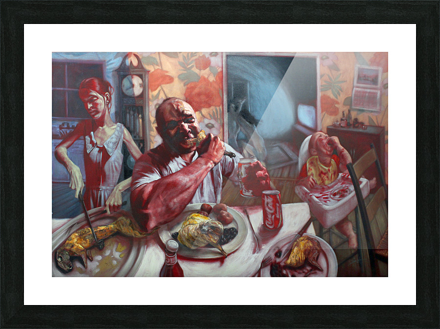 The Meat Eaters Picture Frame print