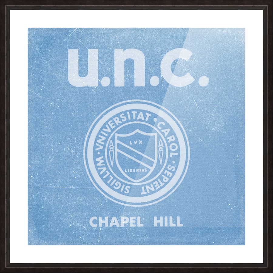 1960s UNC Chapel Hill Art Picture Frame print