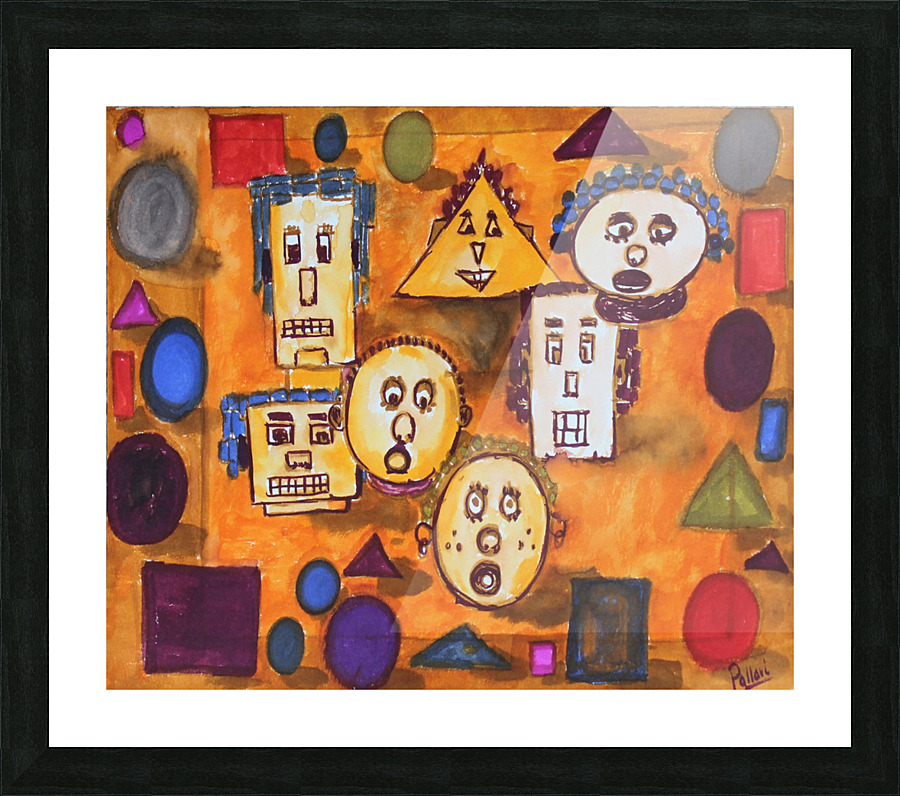 shapes Picture Frame print