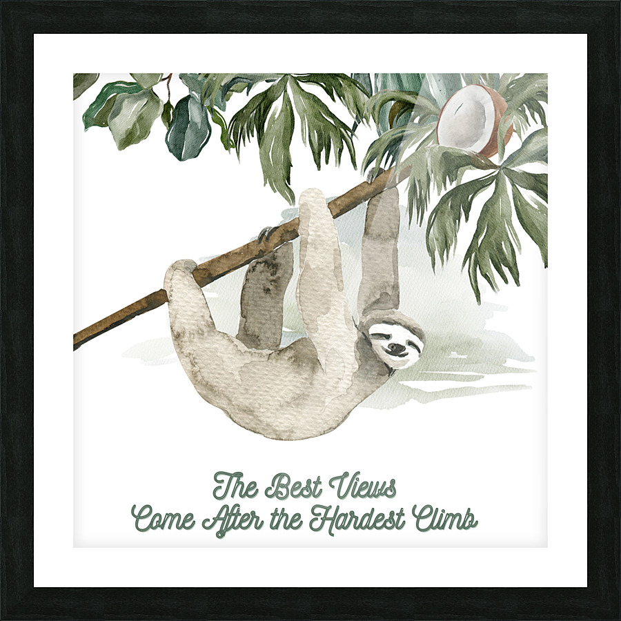 The Best Views Picture Frame print