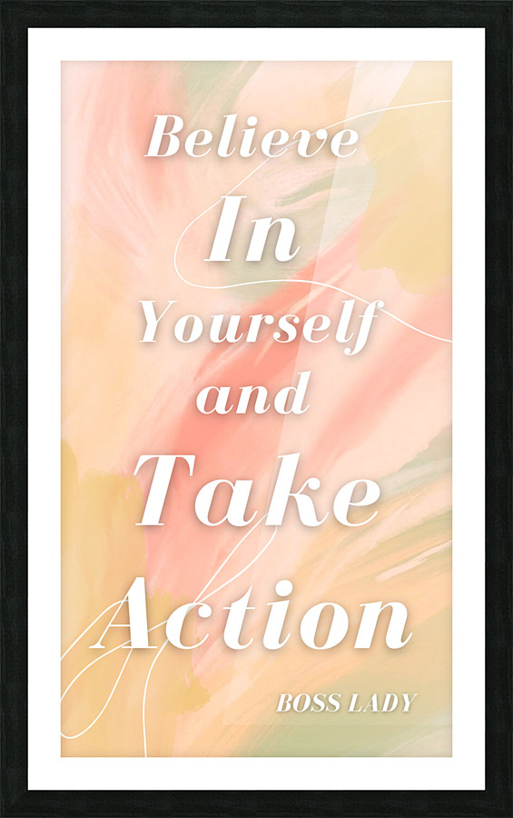 Boss Lady Picture Frame print