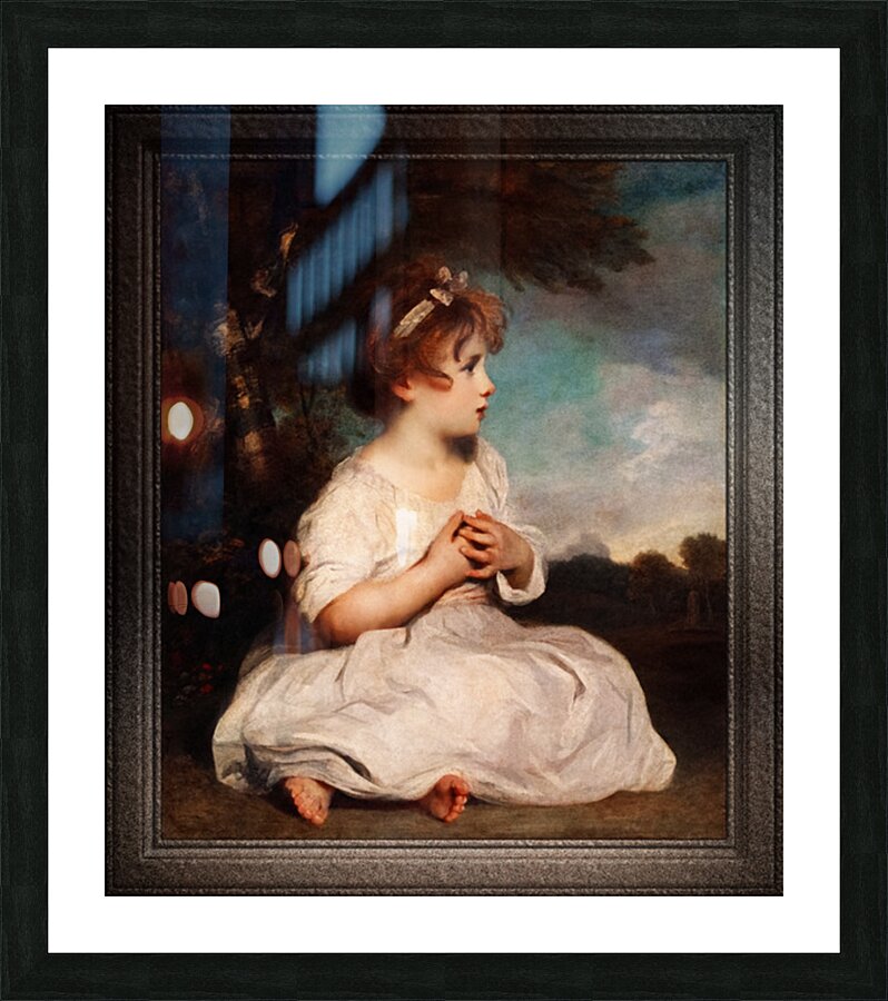 The Age of Innocence by Joshua Reynolds	Old Masters Xzendor7 Art Reproductions Picture Frame print