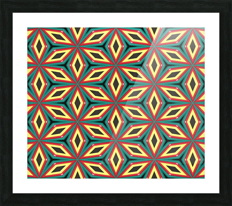 Colorful pattern Picture Frame print