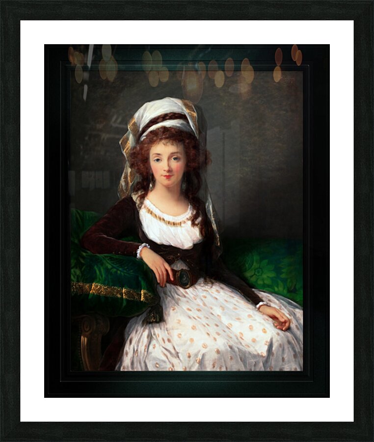 Madame dAguesseau de Fresnes by Elisabeth-Louise Vigee Le Brun Classical Xzendor7 Old Masters Fine Art Reproduction Picture Frame print