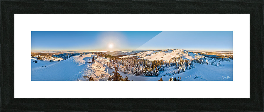 Above the Top of the World Picture Frame print