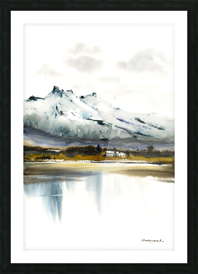 Mountain Lake 1 Picture Frame print