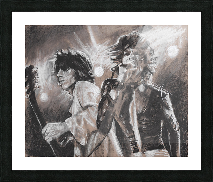 The Stones Picture Frame print