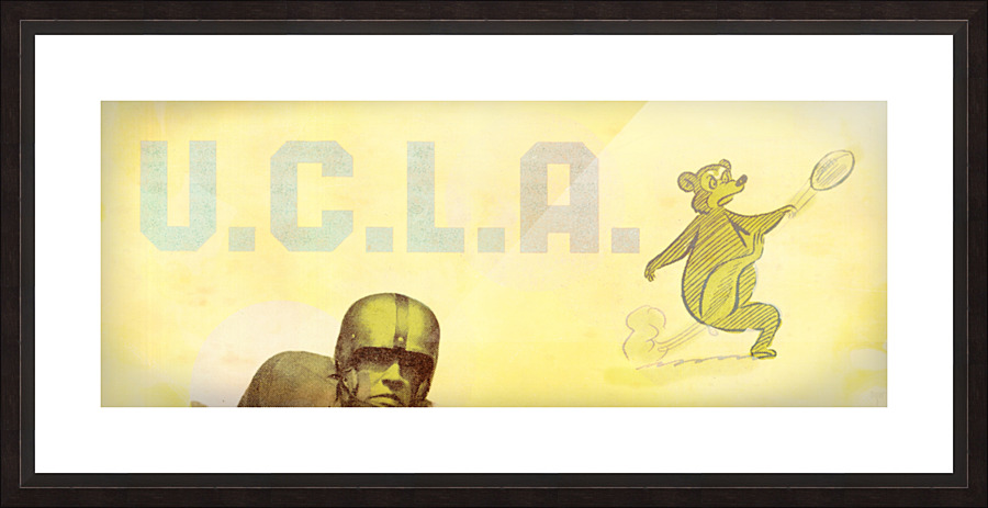 1951 UCLA Football Art | Row 1 Picture Frame print