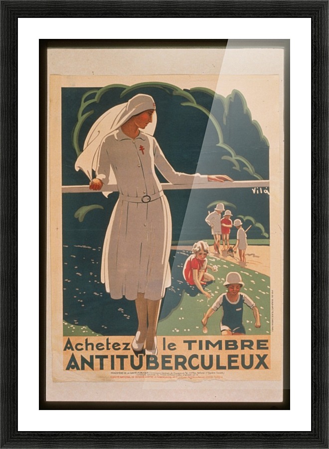 Vintage---Anti-Tuberculosis Picture Frame print