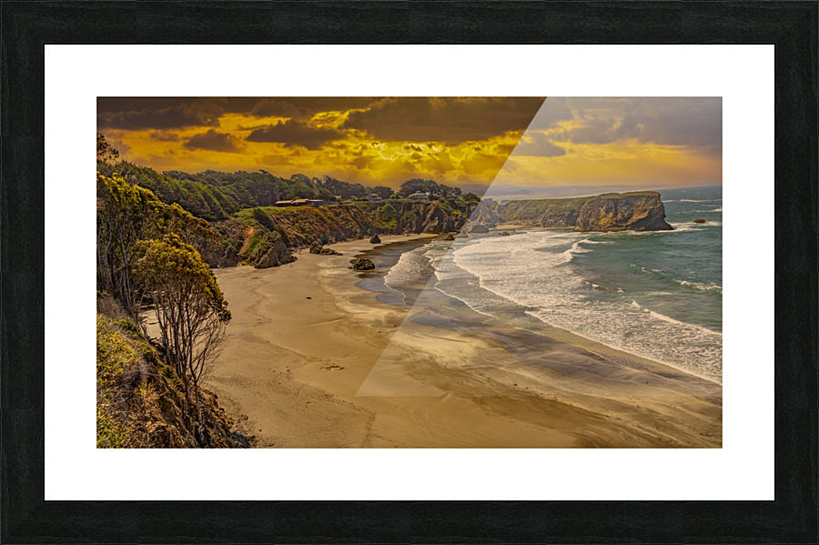 Fantasy Beach Picture Frame print
