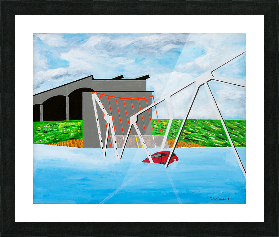  Bridge Collapse    Picture Frame print