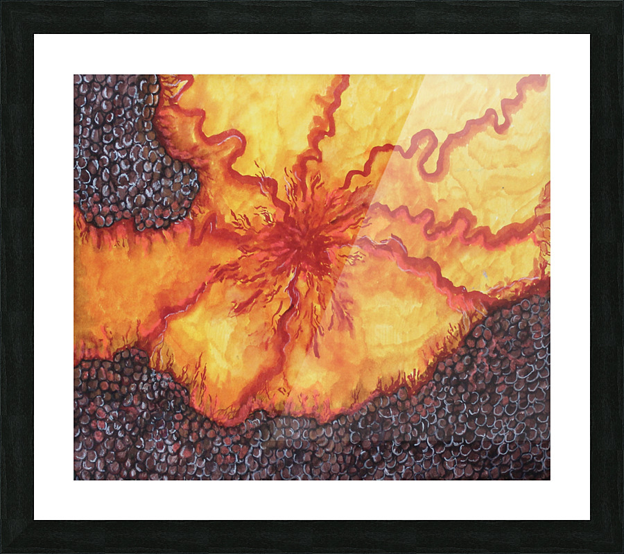 Volcano  Framed Print Print
