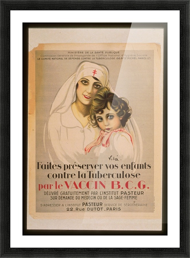 Vintage---Nurse-and-Child Picture Frame print