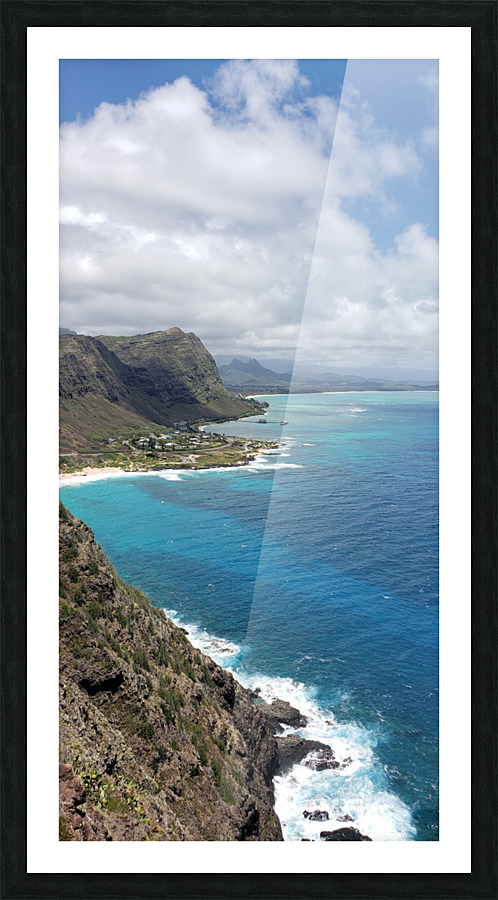 Village View Picture Frame print