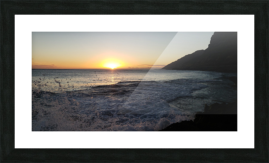 Sunset Splash Picture Frame print