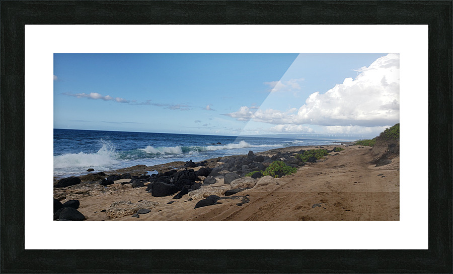 A Rocky Shore Picture Frame print