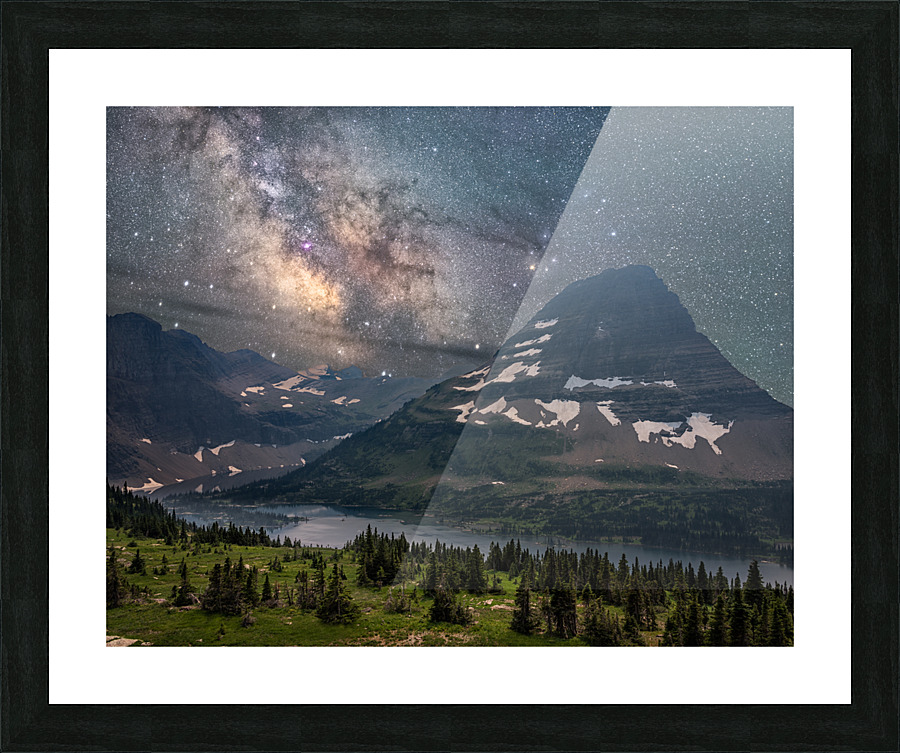 Hidden Lake   Framed Print Print