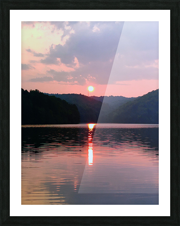 Lake Sunset 2 Picture Frame print