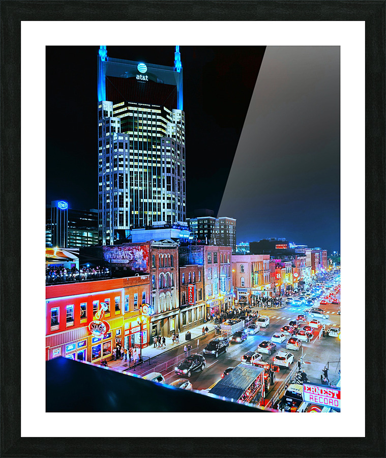 Nashville at Night Picture Frame print