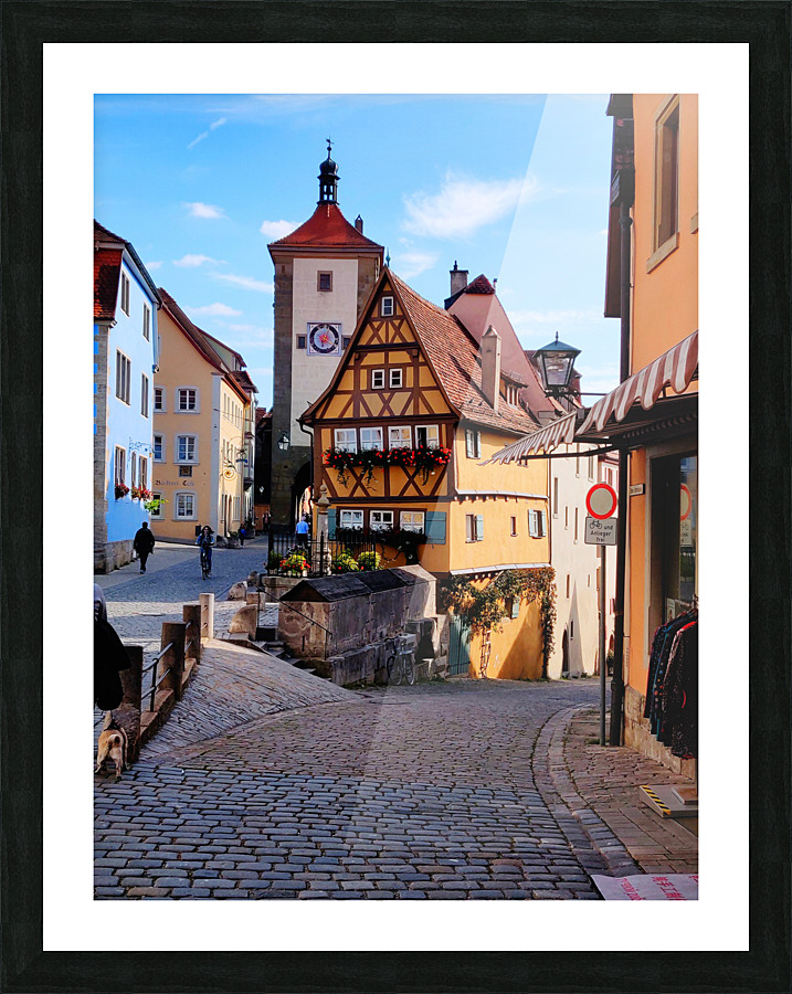 Rothenburg Au Der Tauber Germany Picture Frame print