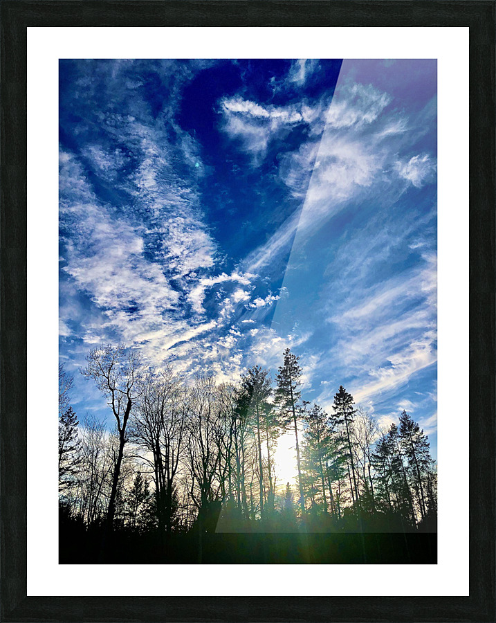 Open Skies Picture Frame print