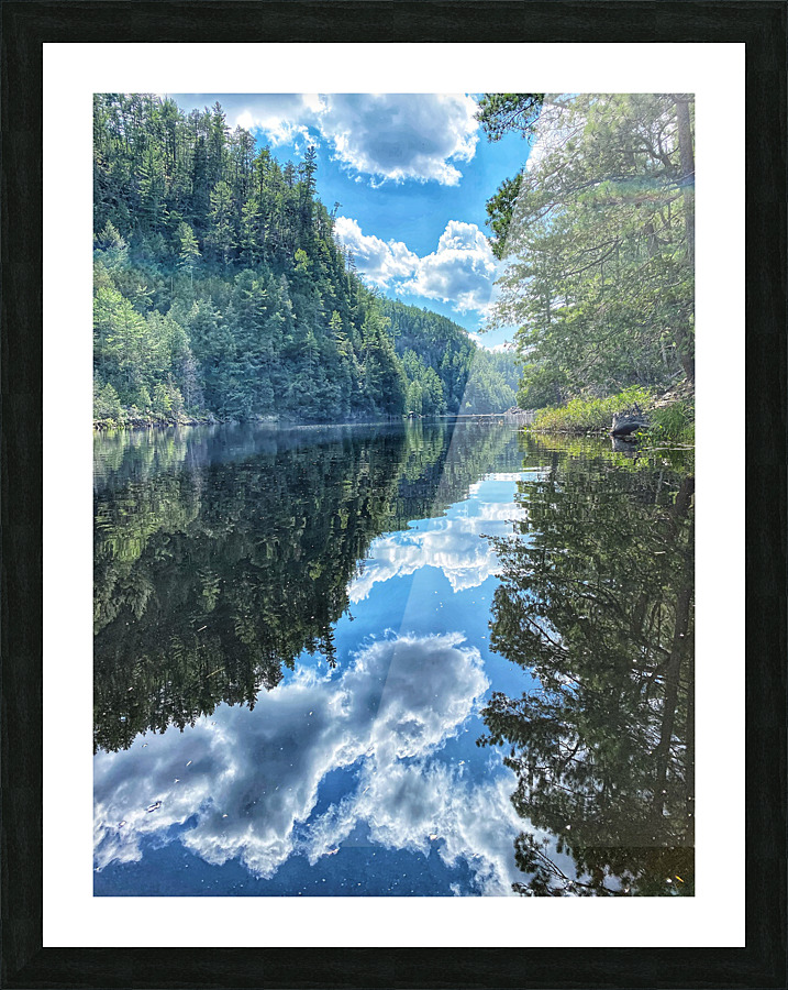 Canyon Reflection Picture Frame print