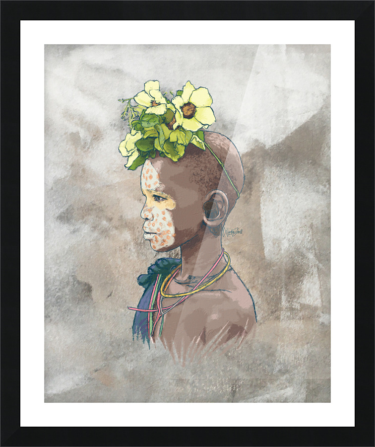 Young Suri King Picture Frame print