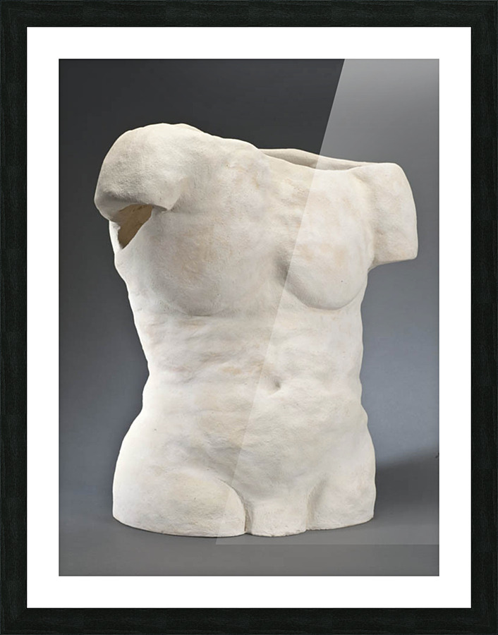 MaleTorso Picture Frame print