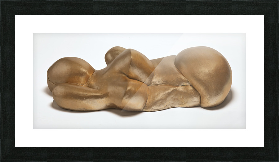 GoldenNude1 Picture Frame print