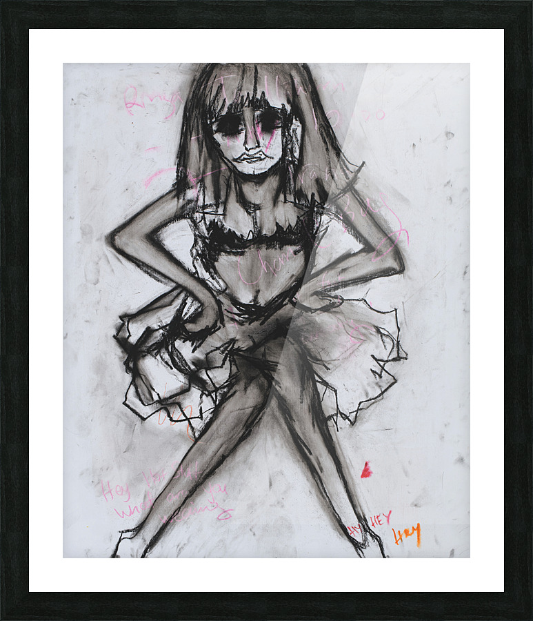 HeyHeyHey17x14 Picture Frame print