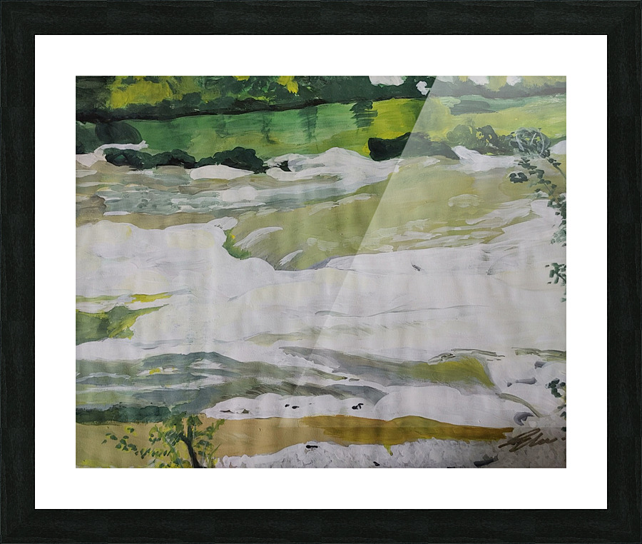DANCING RIVER  Framed Print Print