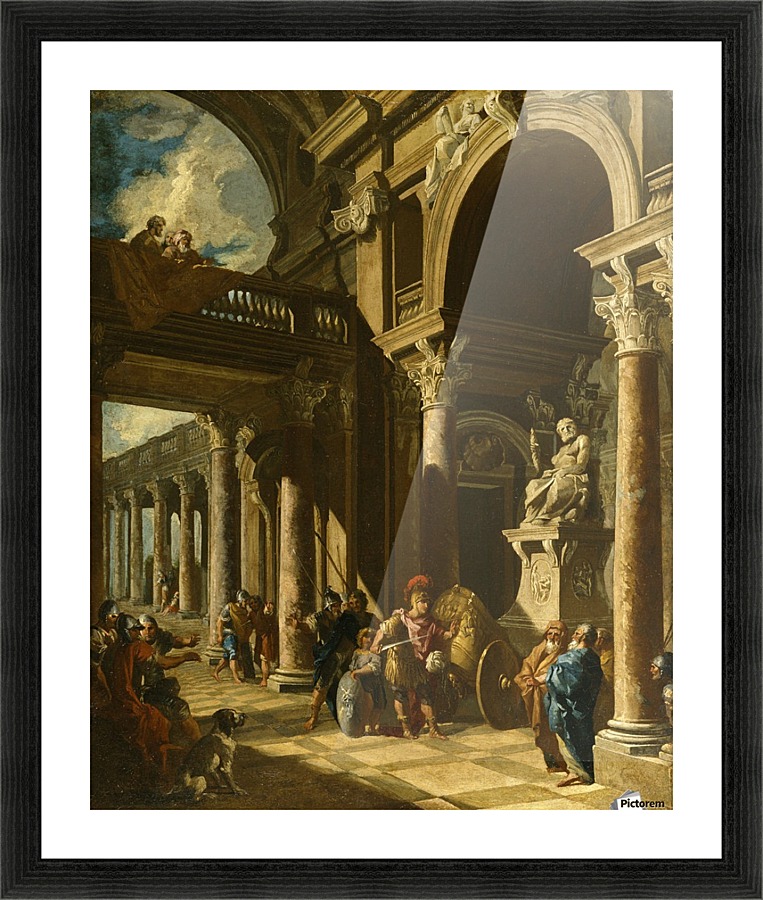 Alexander the Great Cutting the Gordian Knot Giovanni Paolo Pannini