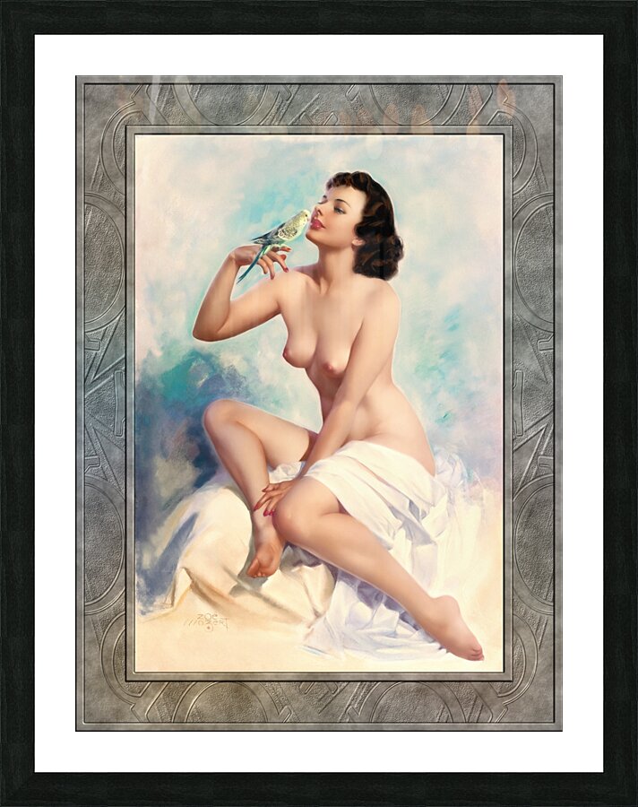 Morning Song by American Painter Zoe Mozert Classic Xzendor7 Old Masters Reproductions Impression et Cadre photo