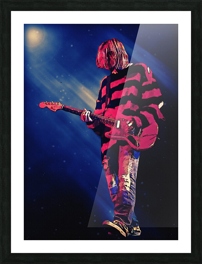 Nirvana Kurt Cobain live ポスター KURT COBAIN of NIRVANA Live Acoustic Guitar Poster | eBay