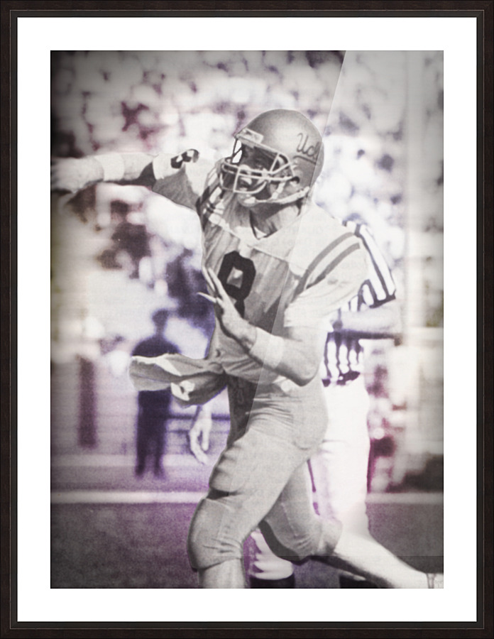 Troy Aikman UCLA Football Photo Art Picture Frame print