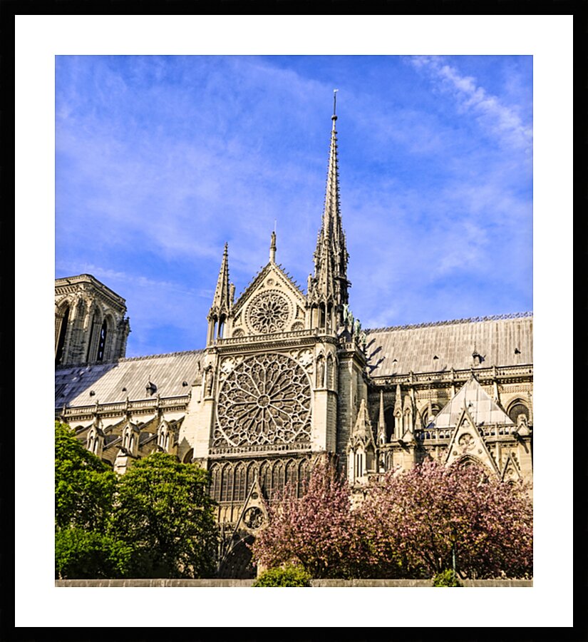 Majestic Notre Dame Cathedral 2 of 3 Paris France Rare Masters