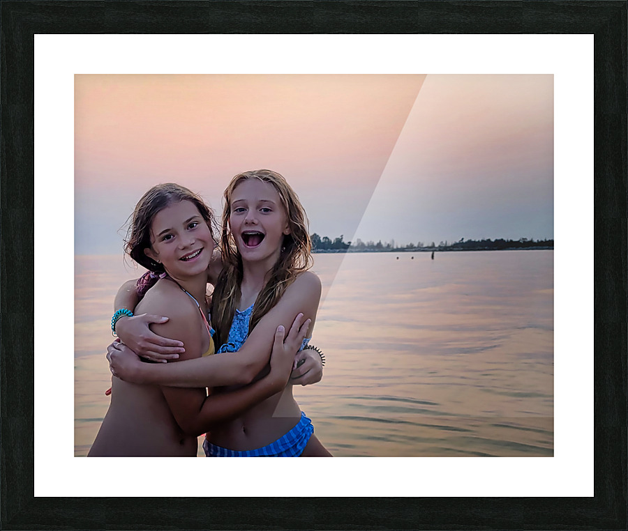 K and A  8x10 canvas   Picture Frame print