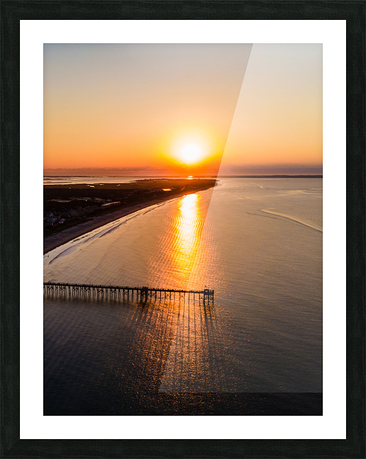 sunrisepierdrone Picture Frame print