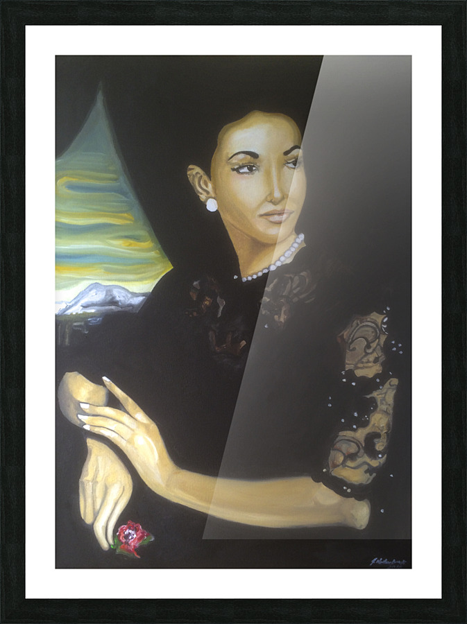 Maria Calas Picture Frame print