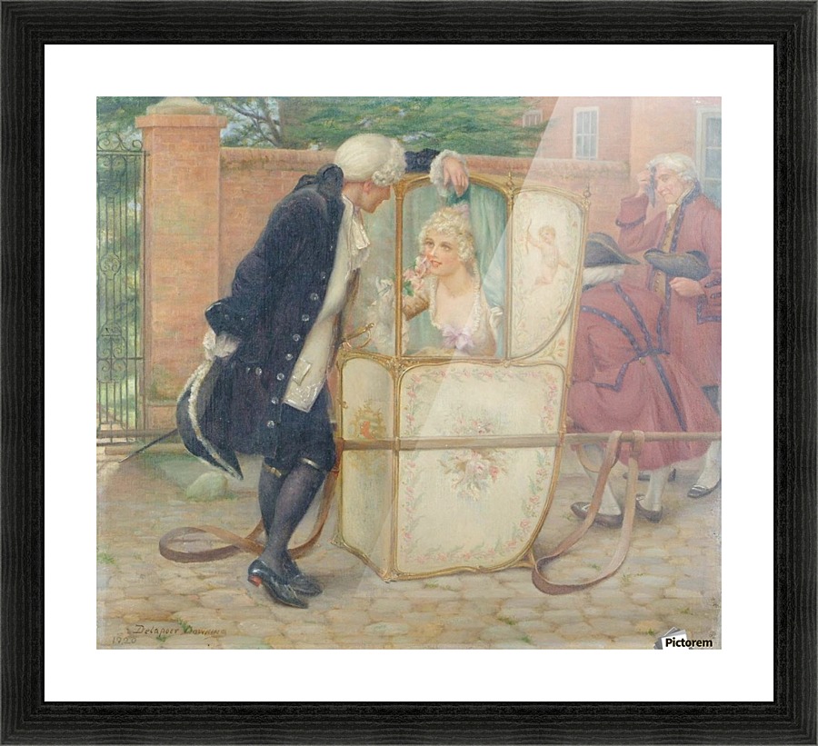 The Sedan Chair Picture Frame print