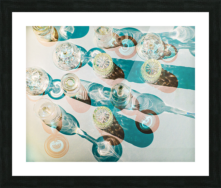 Fragile shapes  Framed Print Print