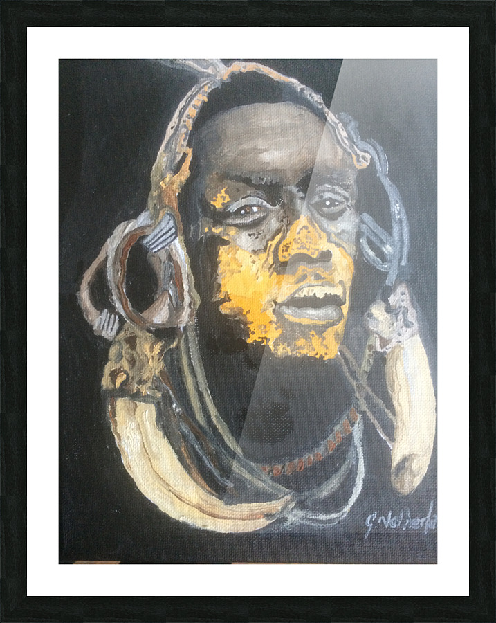 Deep Africa Picture Frame print