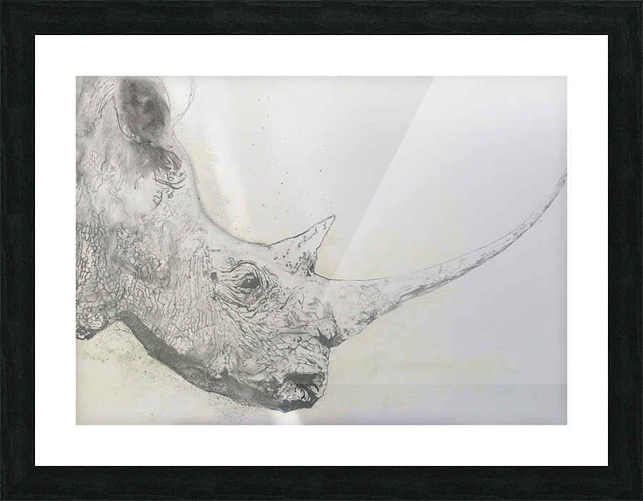 Save the Rhino Picture Frame print