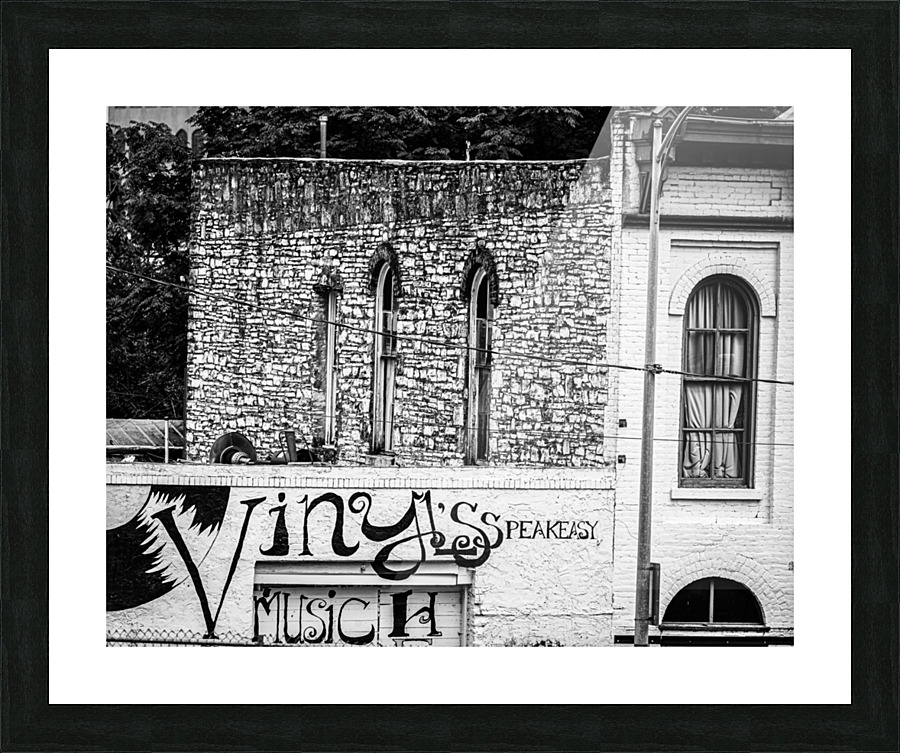 Speakeasy Music Scene Picture Frame print