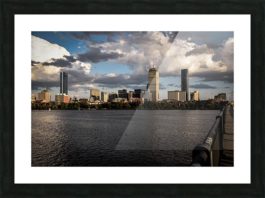 Boston Greige  Picture Frame print