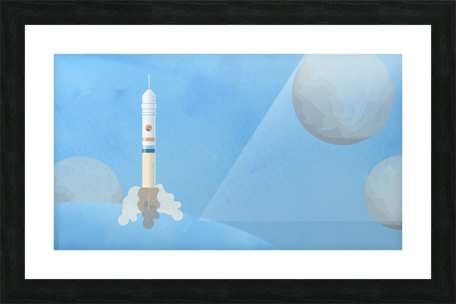 Space SE Ranking Picture Frame print