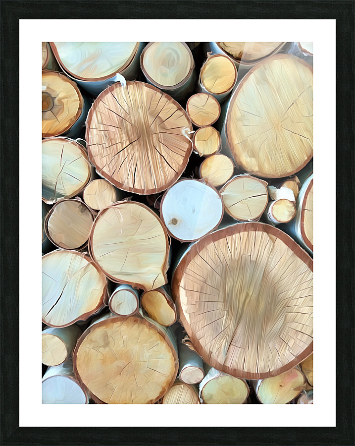 Wood You Like To See Inside Picture Frame print